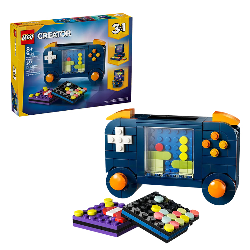 Retro Gaming Handhelds - مجموعة مكعبات بناء ليجو كريتور 3