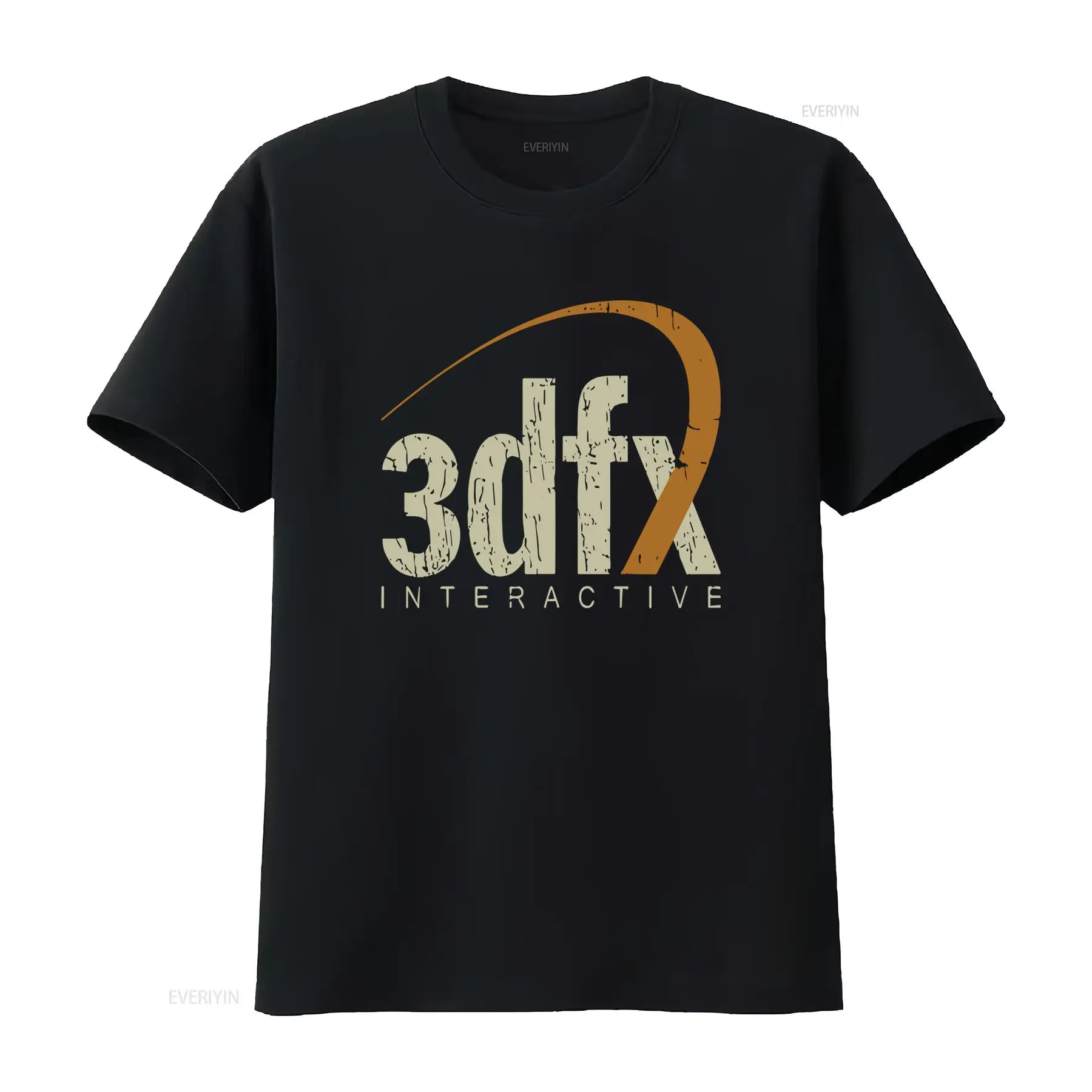 Retro Gaming T Shirt - تي شيرت رجالي بتصميم 3dfx Interactive