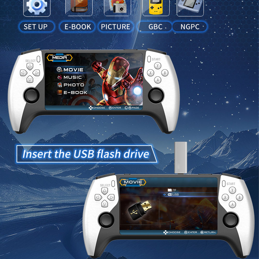 جهاز ألعاب محمول جديد SF3500 ب - مراجعة Retro Gaming Devices وسعره