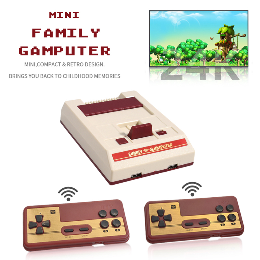 FC وحدة تحكم ألعاب فيديو صغيرة - مراجعة Retro Gaming Devices وسعره
