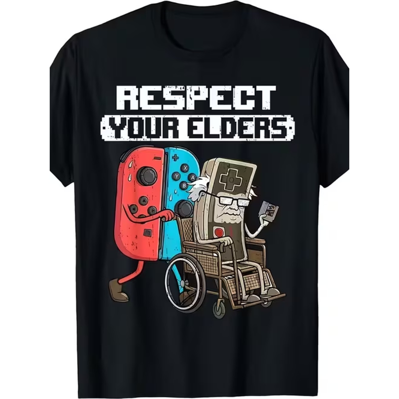 تي شيرت رجالي بنمط ريترو مريح  - مراجعة Retro Gaming T Shirt وسعره