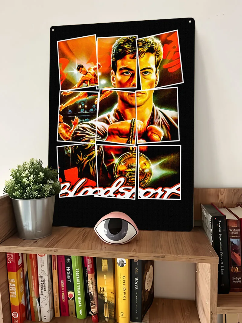 لافتة معدنية بتصميم بلودسبورت، - مراجعة Retro Gaming At Home وسعره