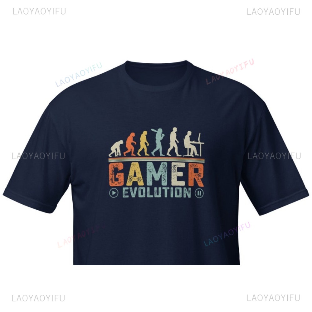 Gamer Evolution تي شيرت ريترو  - مراجعة Retro Gaming Gift Ideas وسعره