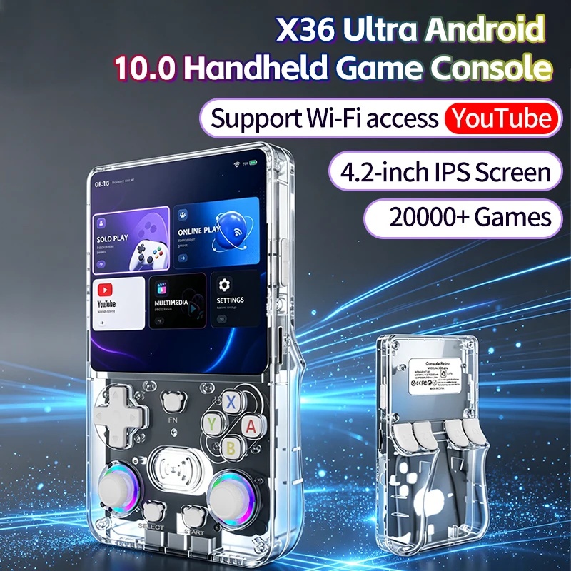 جهاز ألعاب محمول X36Ultra ريتر - مراجعة Retro Gaming Youtubers وسعره