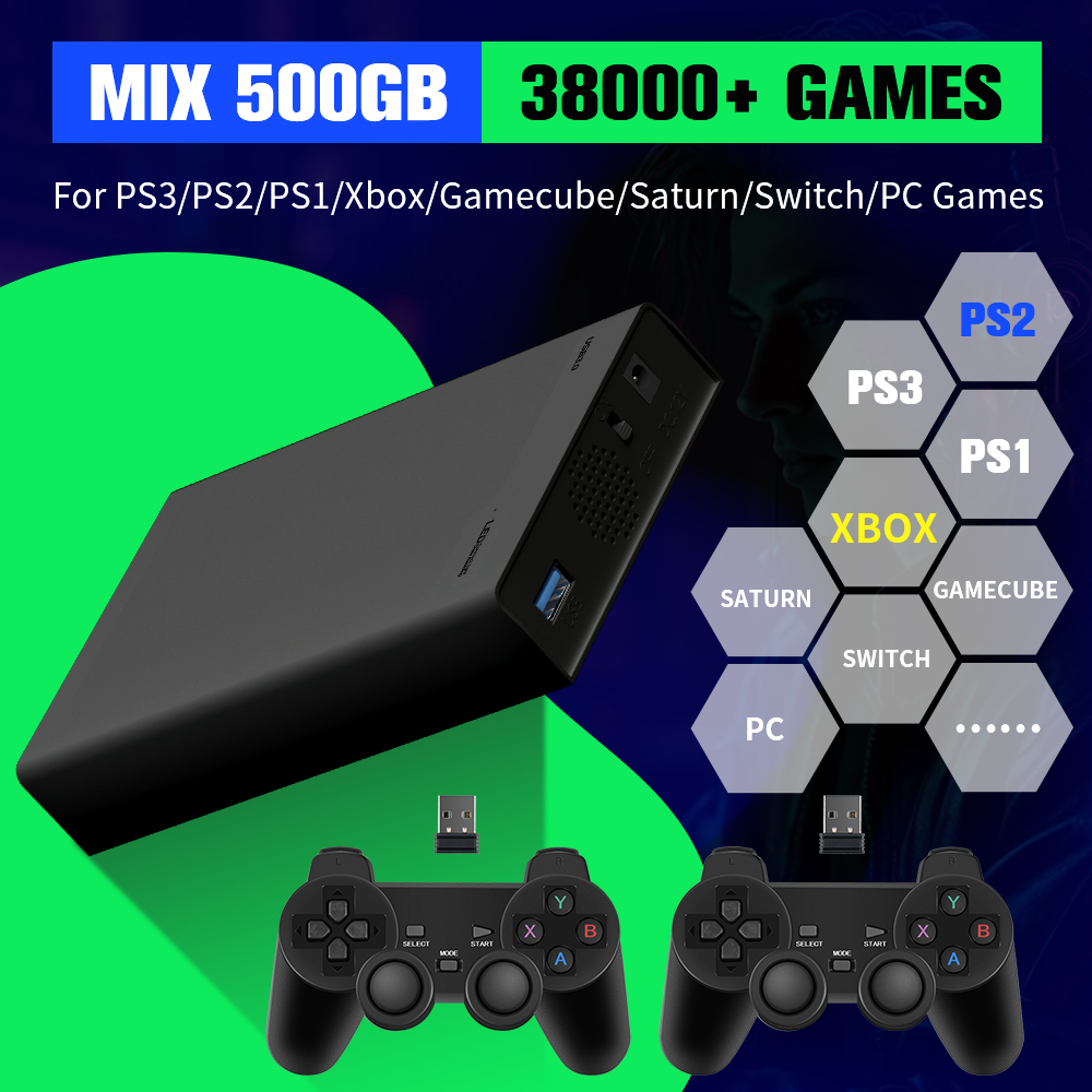 قرص صلب للألعاب بسعة 500 جيجاب - مراجعة Retro Gaming Devices وسعره